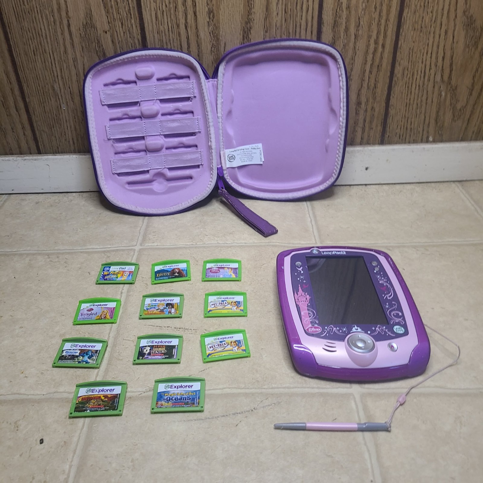 LeapFrog LeapPad 2 Explorer Learning System: Disney Princess, 11 Games Untested LeapFrog LeapPad 2 Explorer Learning System: Disney Princess, 11 Games Untested