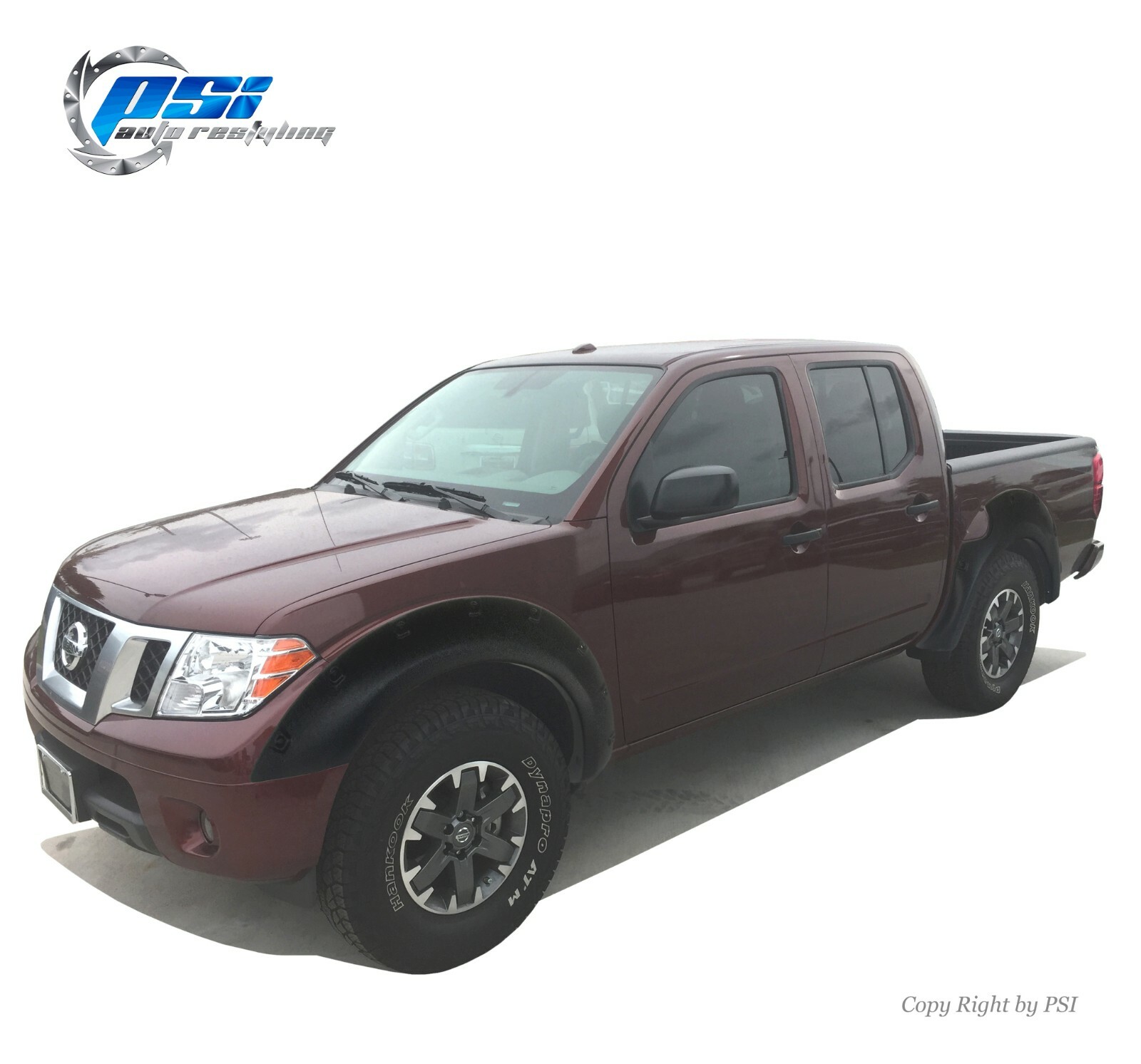 Textured Pop-Out Bolt Fender Flares Fits Nissan Frontier 06-20 ; 5' Bed Only