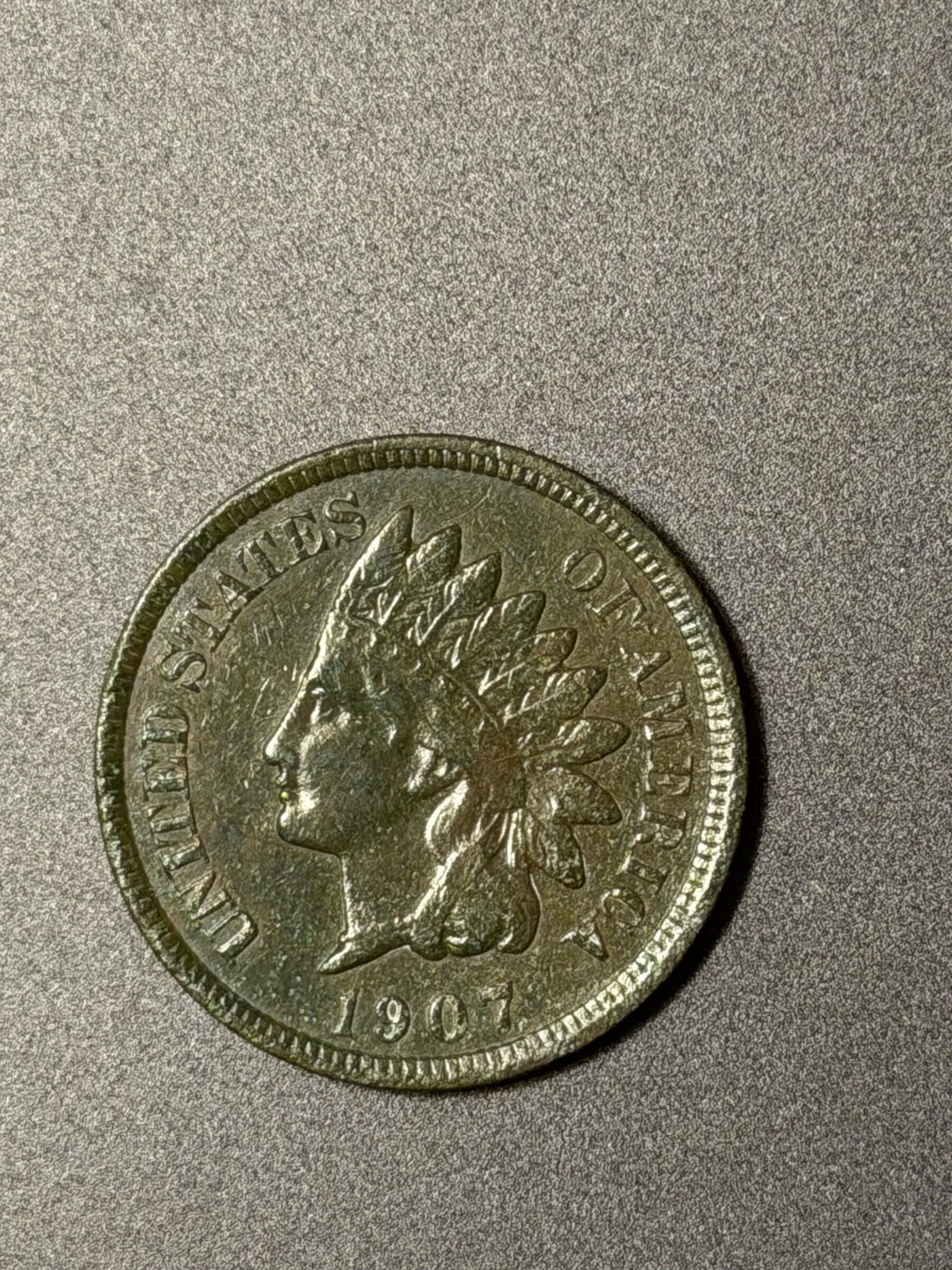 1907 Indian Head Cent Extremely Fine XF Coin