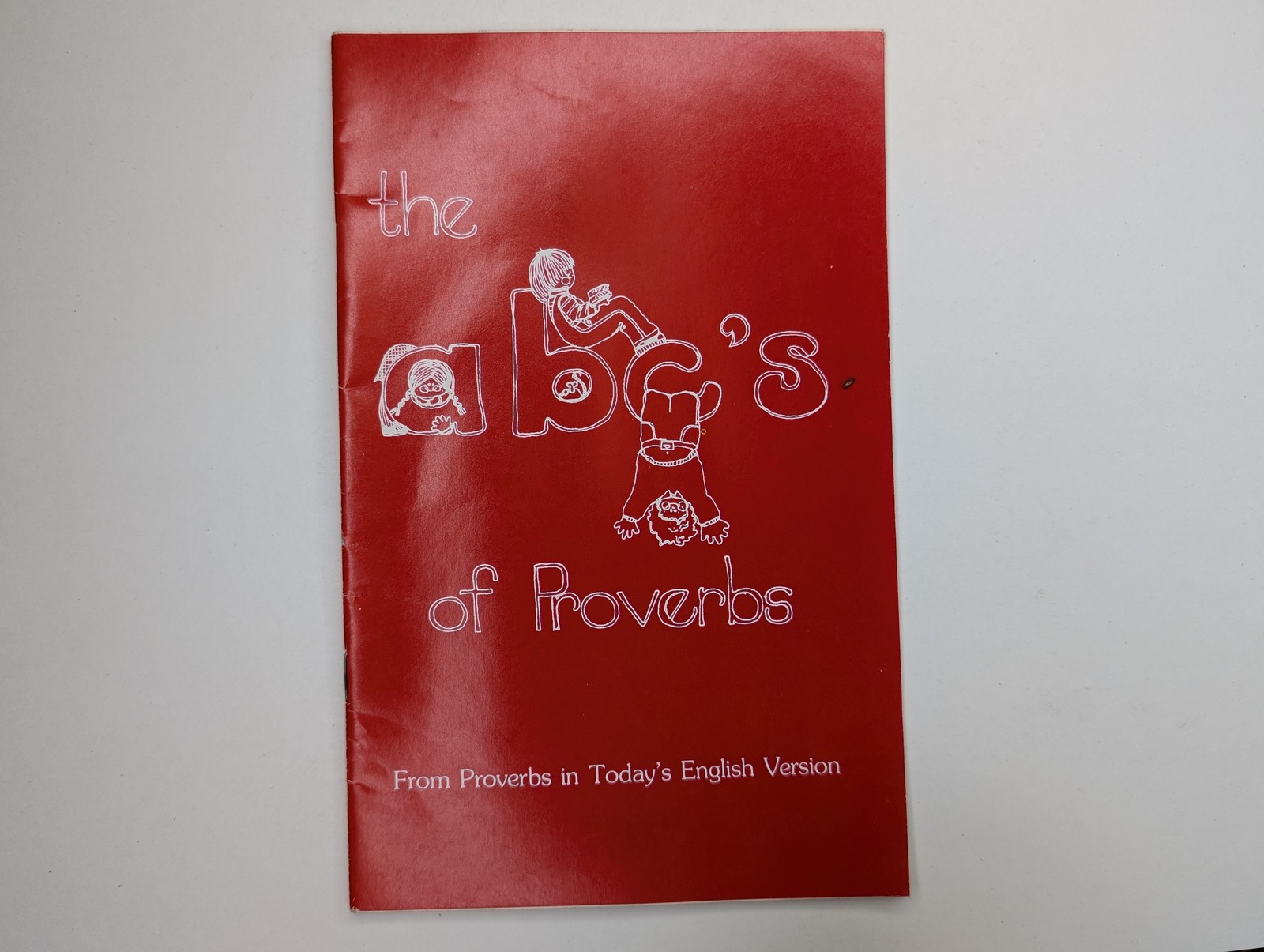 Vtg 1973 ABC\'s of Proverbs Children\'s Bible Book Am Bible Society Christian