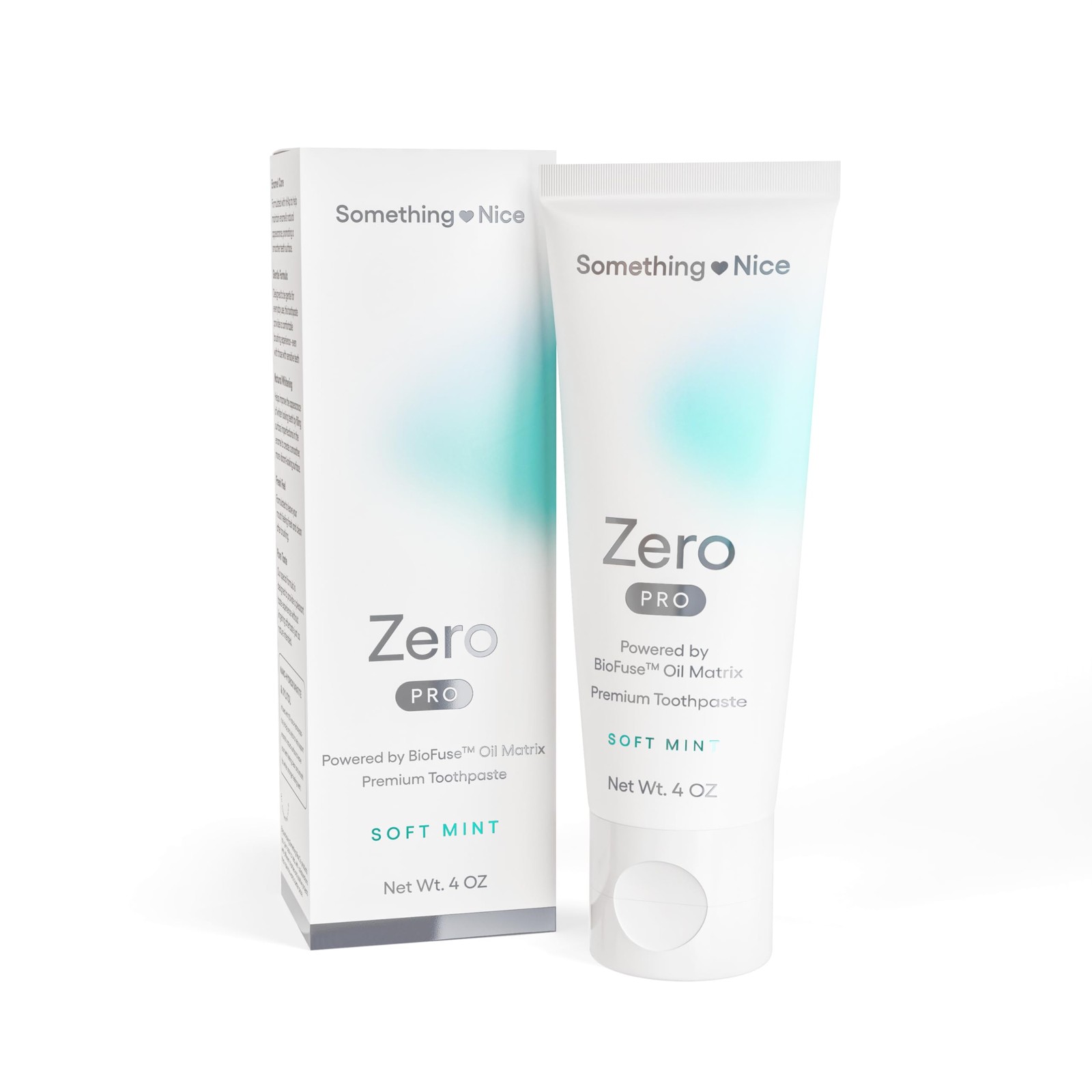 Something Nice Zero Pro Toothpaste 10% Nano Hydroxyapatite Mint 4oz