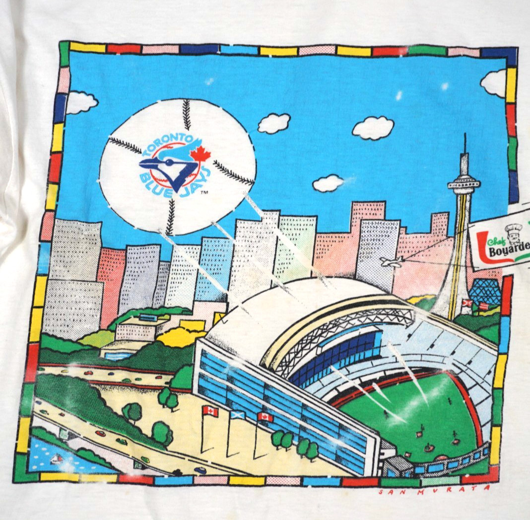 Vintage 90s Toronto Blue Jays T Shirt Mens Medium MLB Skydome Single Stitch Tee Vintage 90s Toronto Blue Jays T Shirt Mens Medium MLB Skydome Single Stitch Tee