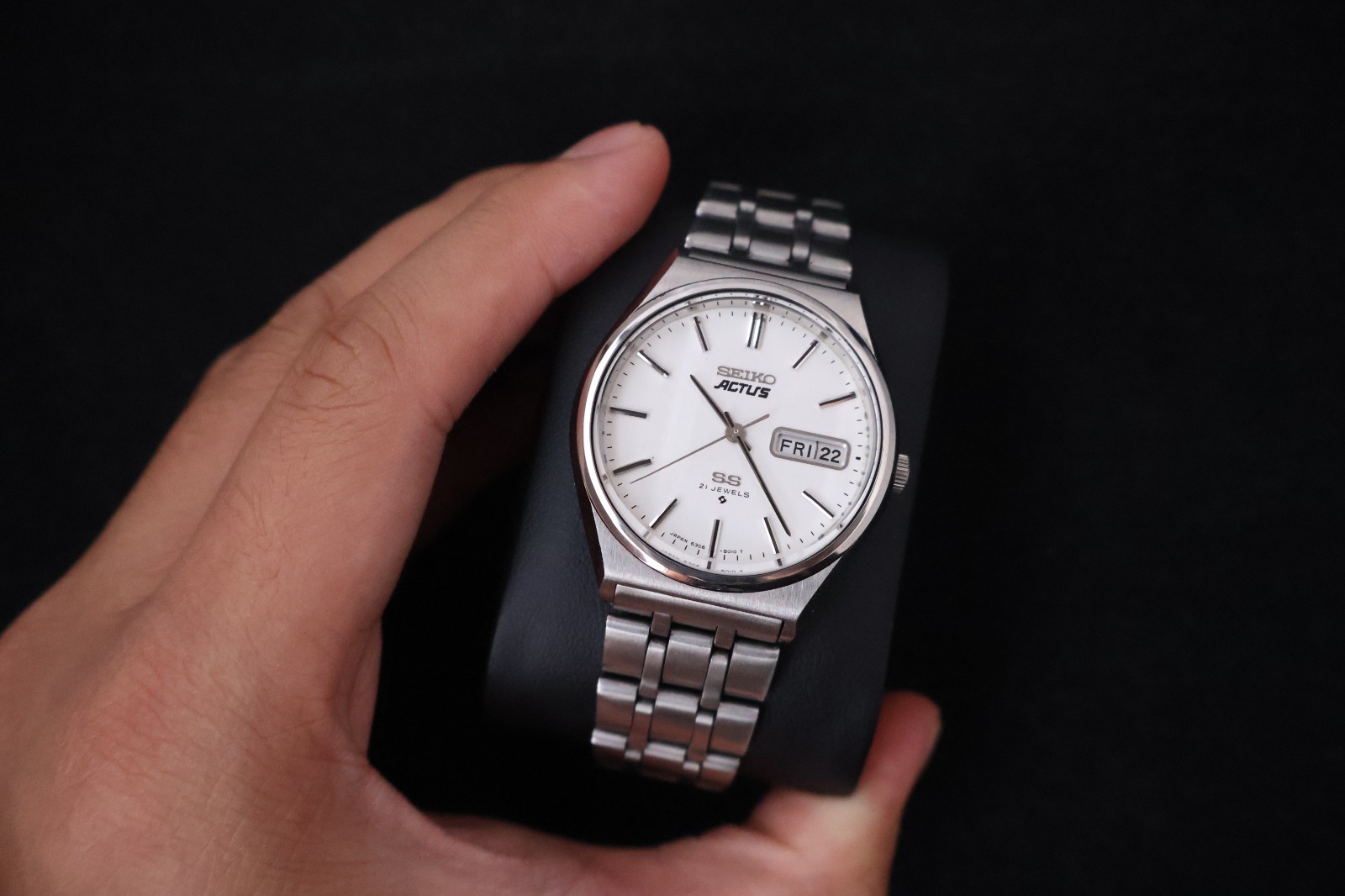 [SERVICED] Rare Vintage 1976 Seiko 5 Actus SS 21 Jewels 6306-8040