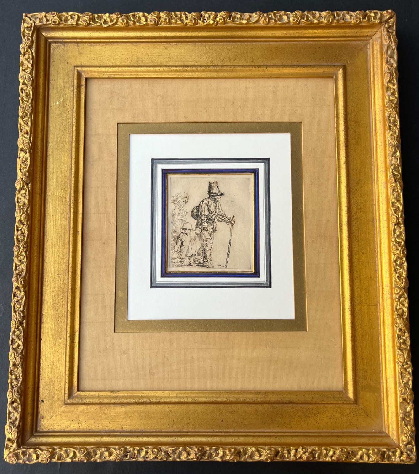 Rembrandt Etching \