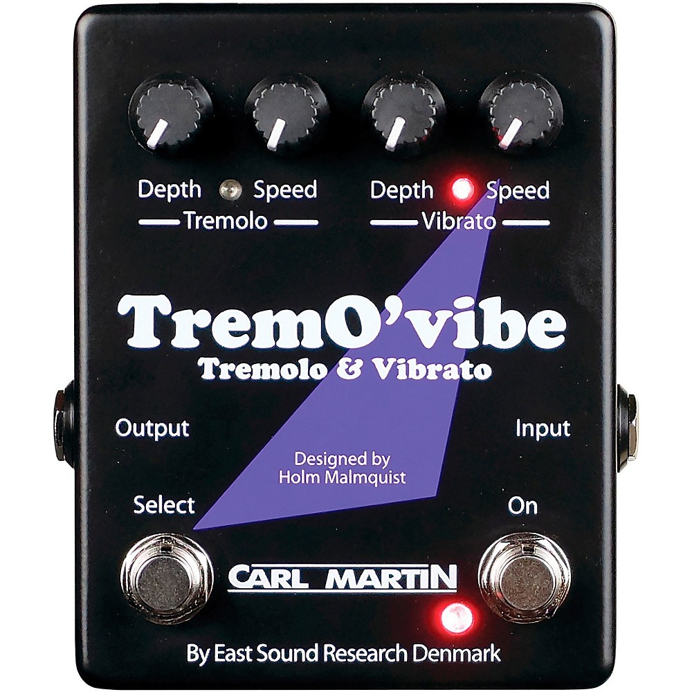 Carl Martin TremO\'vibe Tremolo Effects Pedal Black