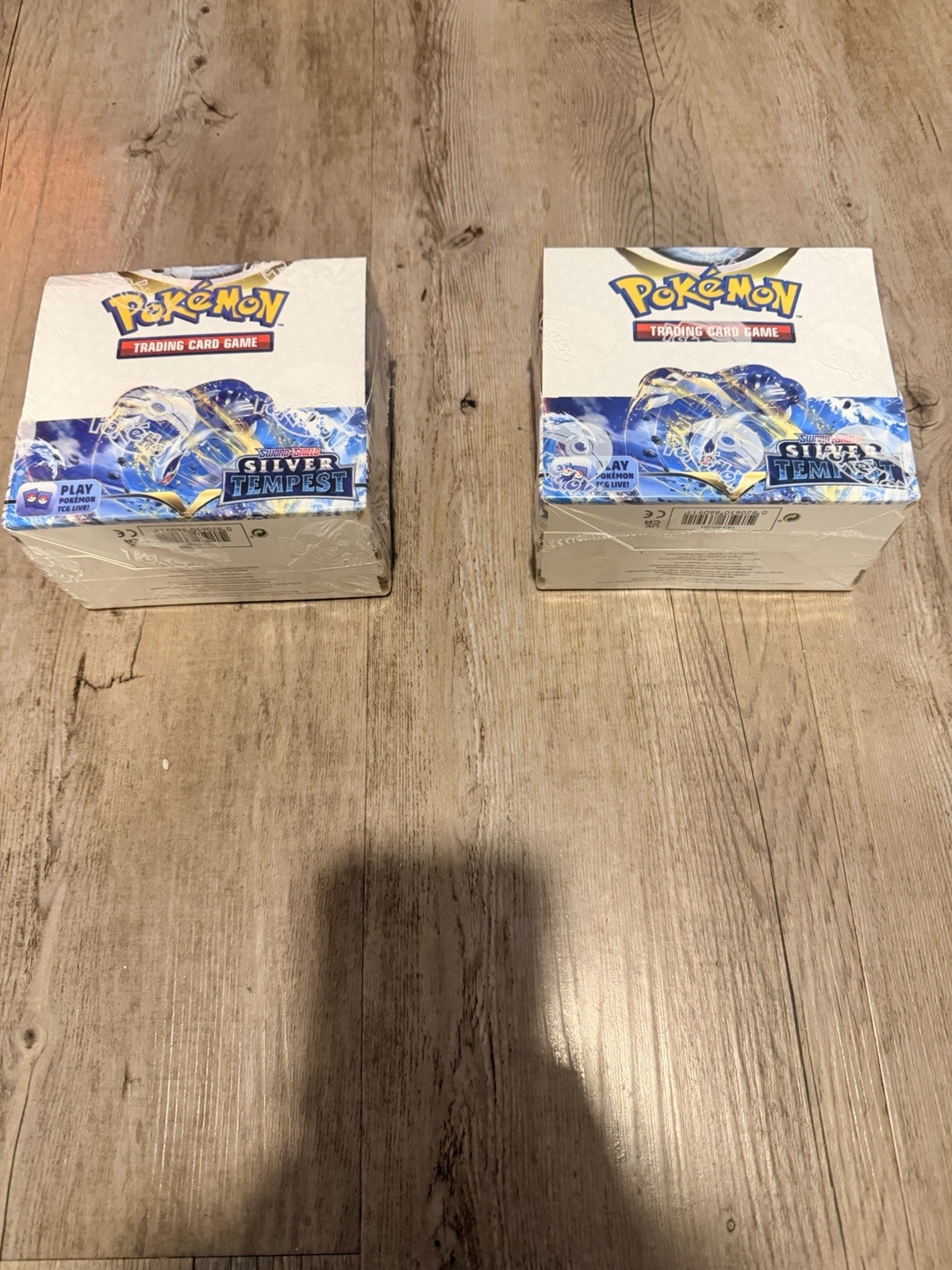 2x Sealed Pokémon TCG Silver Tempest Booster Boxes English