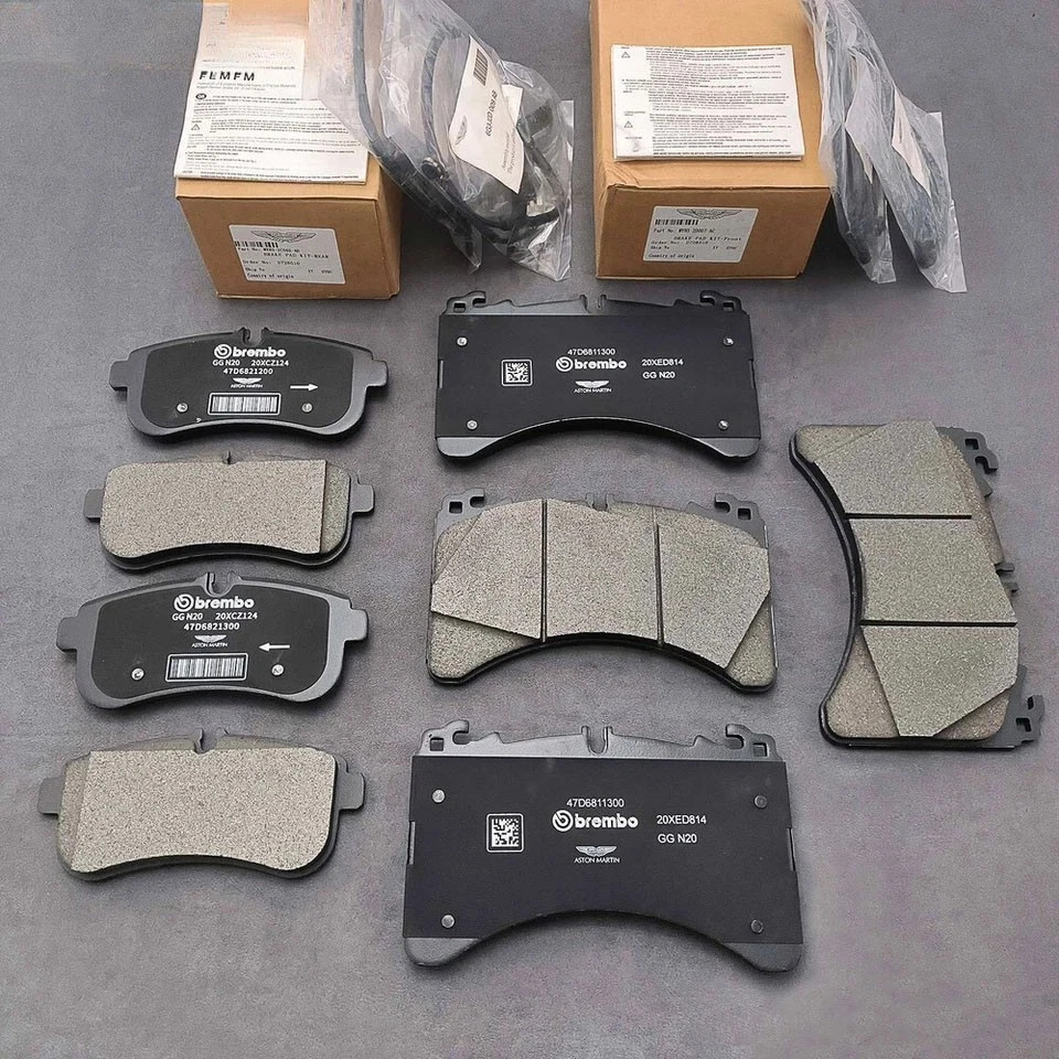 NEW Front & Rear Brake Pad Kit fit For Aston Martin DBX, + FREE SENSOR