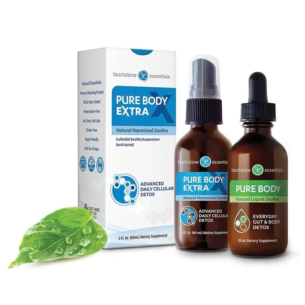 Touchstone Essentials Pure Body Daily Body Detox Set Zeolite Oral Spray Touchstone Essentials Pure Body Daily Body Detox Set Zeolite Oral Spray