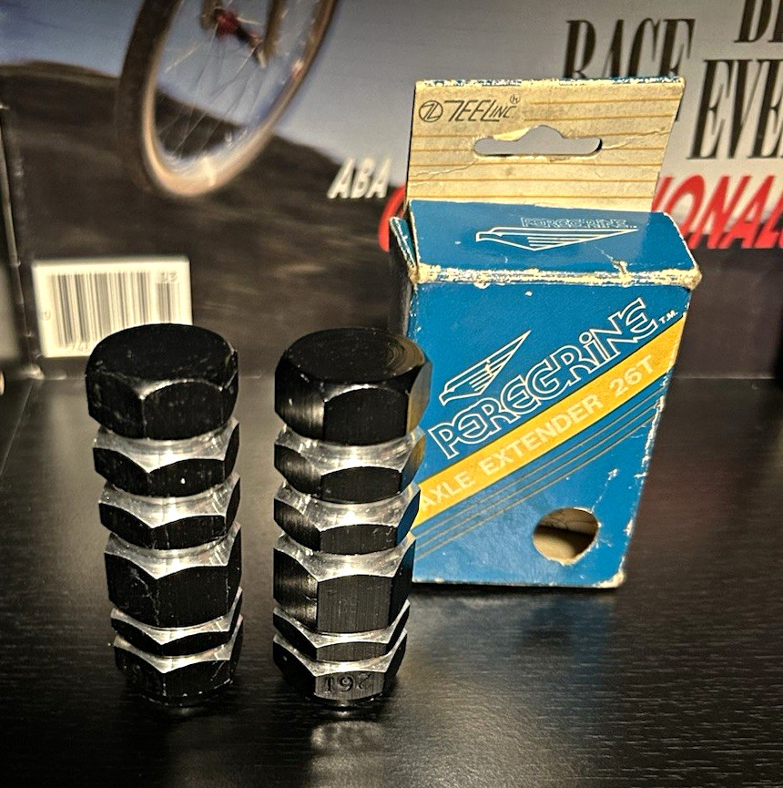 HTF RARE Vintage Peregrine Axle Extender 26T BMX Bike Pegs/ gt dyno haro hutch 