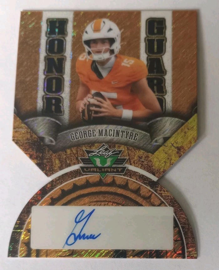 George MacIntyre 2025 Leaf Eclectic Honor Roll Gold Auto 1/1 Color Match Vols 👀 George MacIntyre 2025 Leaf Eclectic Honor Roll Gold Auto 1/1 Color Match Vols 👀