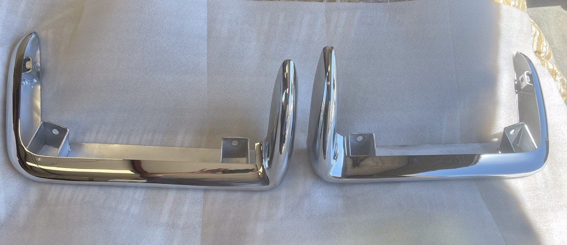 1968/1973 Corvette Rear Bumper Triple Plated Original.