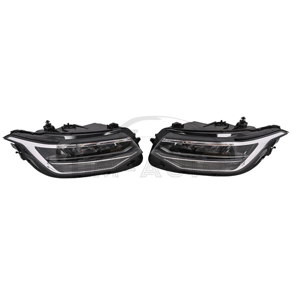 Fits 2022-24 VW Tiguan S/SE LED Headlight Assembly Non-AFS Headlamps Set LH+RH