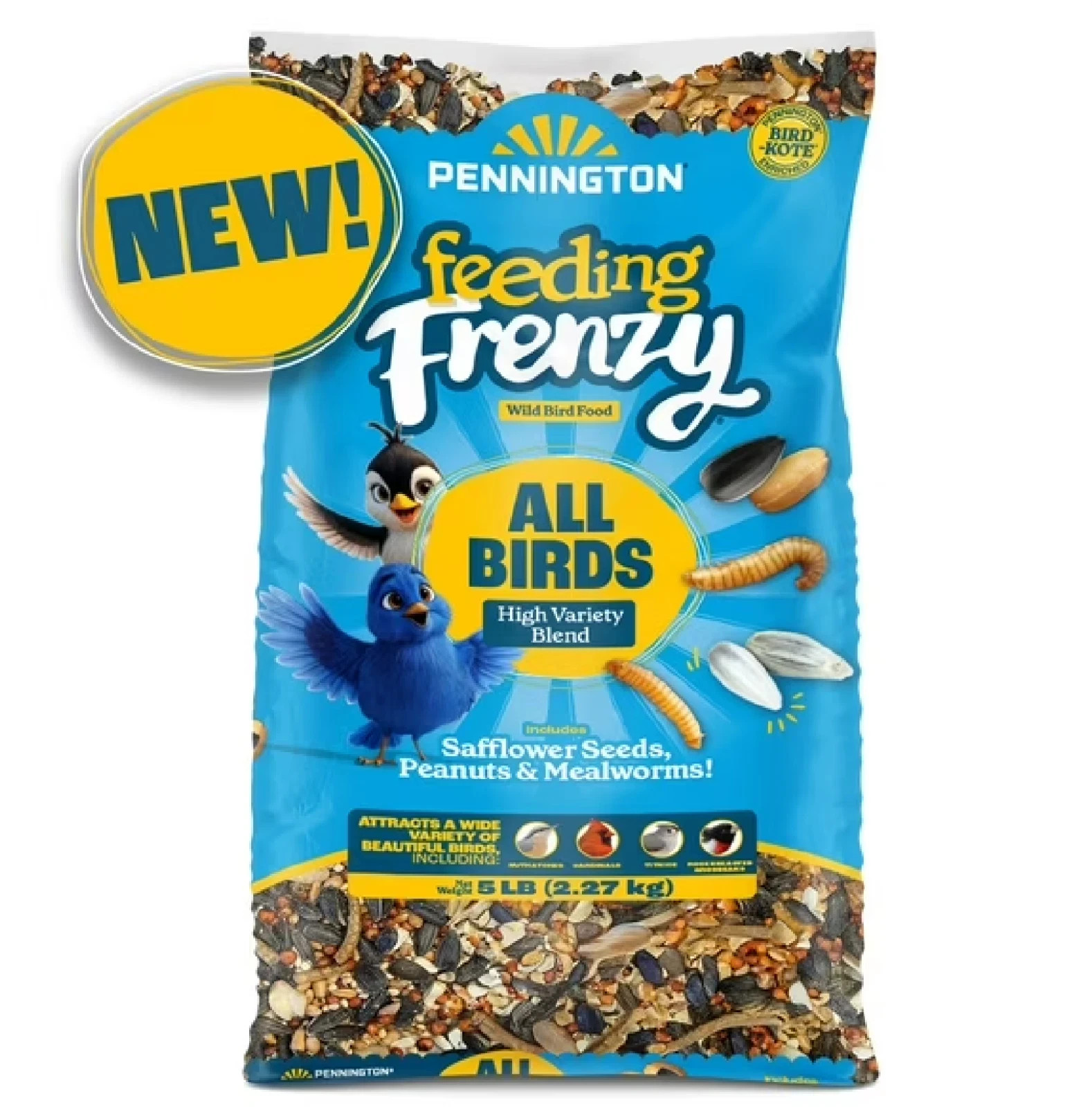 Pennington Feeding Frenzy All Birds Wild Bird Food Mix, 5 lb. Pennington Feeding Frenzy All Birds Wild Bird Food Mix, 5 lb.