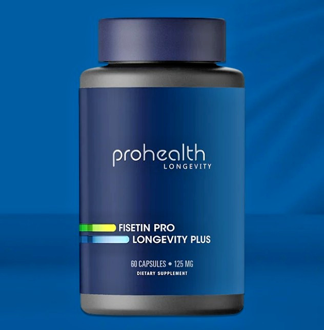 ProHealth Fisetin Pro Longevity Plus Supplements - 60 Count / 125mg