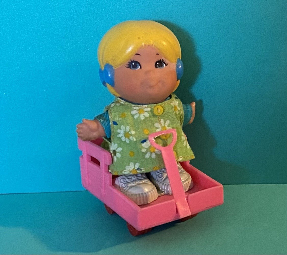 1970’s Mattel Small Shots Lively Lucy With Wagon Scarce