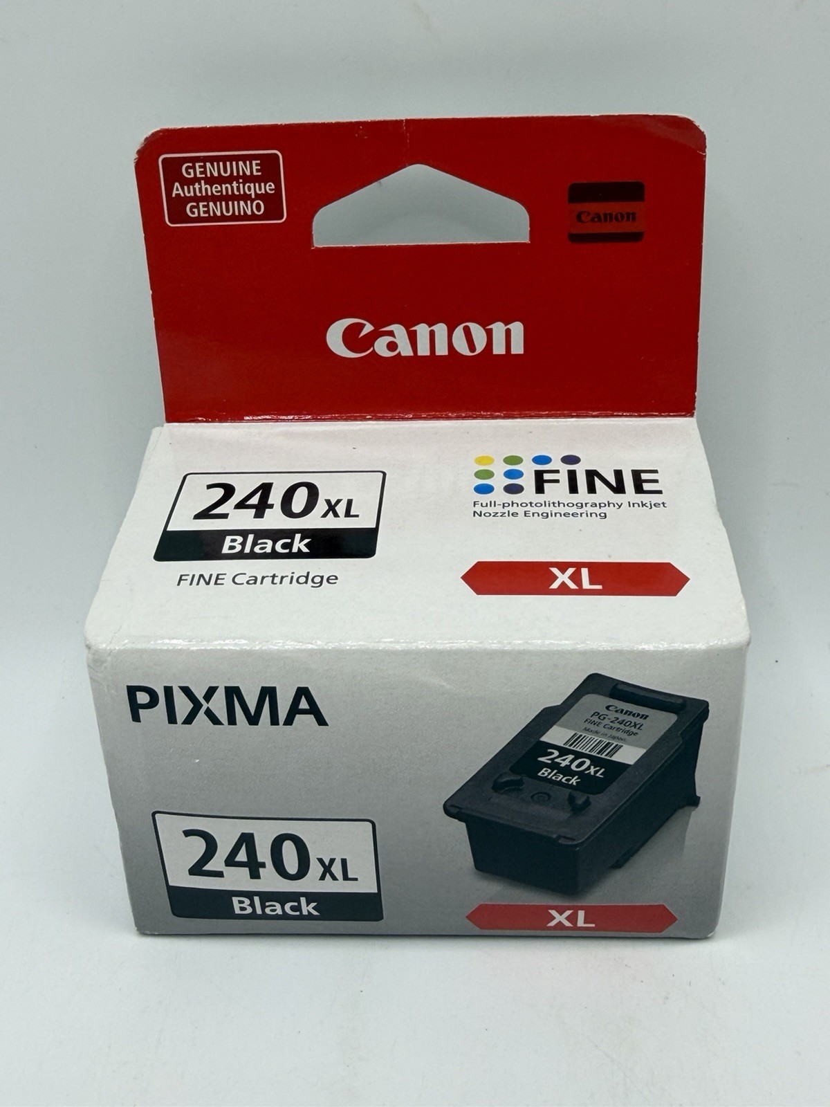Original Genuine Canon Pixma 240XL Black Printer Ink Cartridge - New In Box OEM