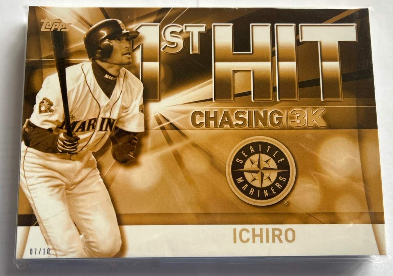 ICHIRO 2016 Topps 5 x 7 Chasing 3000 GOLD COMPLETE (30- CARD) SET ALL #\'d 07/10
