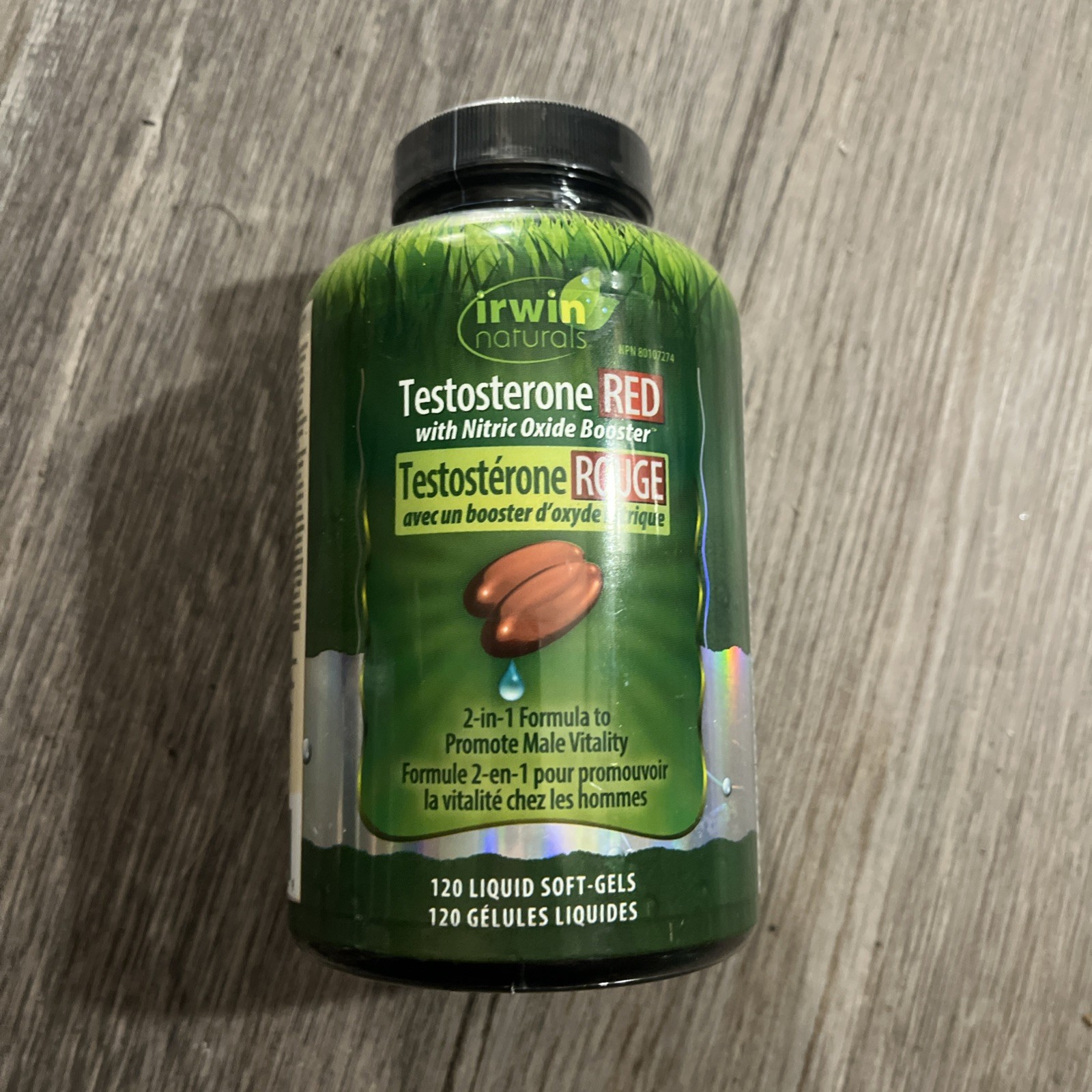 Irwin Naturals Testosterone RED with Nitric Oxide Booster 120 Liquid Soft-Gels Irwin Naturals Testosterone RED with Nitric Oxide Booster 120 Liquid Soft-Gels