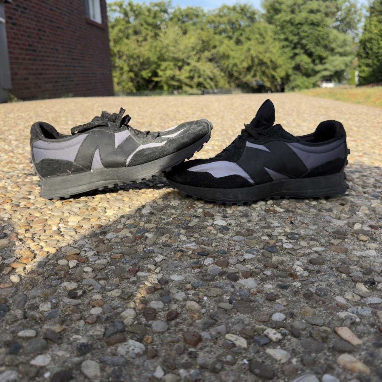 New Balance 327 Black Gray Sneakers Men’s Size 9.5 – Pre-Owned, No Box New Balance 327 Black Gray Sneakers Men’s Size 9.5 – Pre-Owned, No Box