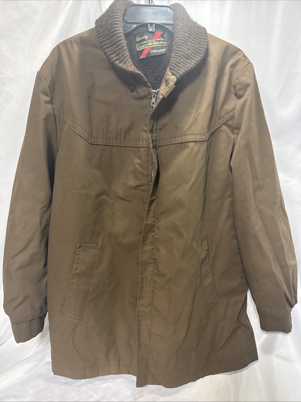 Vintage Sears Sportswear Perma Prest Jacket Mens Size 44 Reg Brown Coat 60/70’s Vintage Sears Sportswear Perma Prest Jacket Mens Size 44 Reg Brown Coat 60/70’s