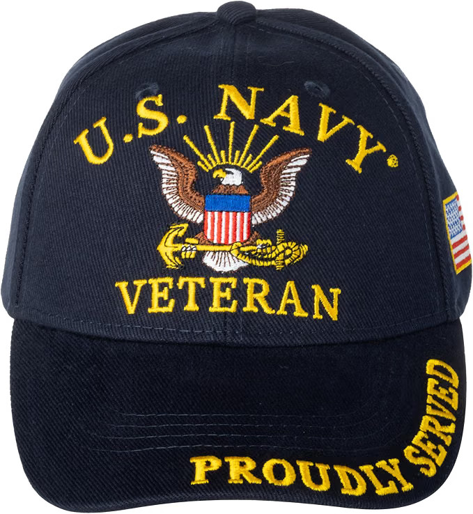 U.S. Navy Veteran Ball Cap Official Licensed Navy Product Proudly Served U.S. Navy Veteran Ball Cap Official Licensed Navy Product Proudly Served