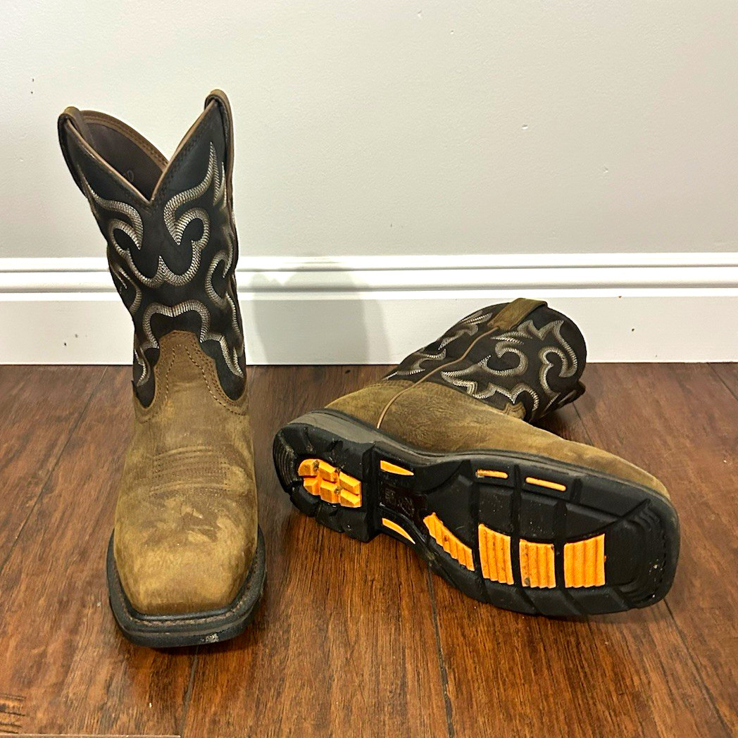 Ariat Work Waterproof Composite Toe 400g Pull-On EH Boots Mens 8D