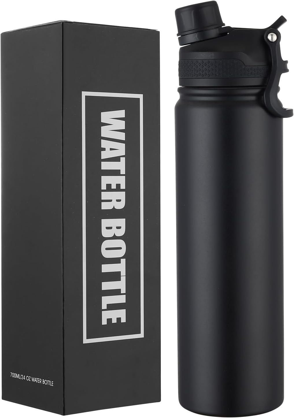 24oz Stainless Steel Water Bottle Insulated Leakproof Sports Travel BPA Free 24oz Stainless Steel Water Bottle Insulated Leakproof Sports Travel BPA Free