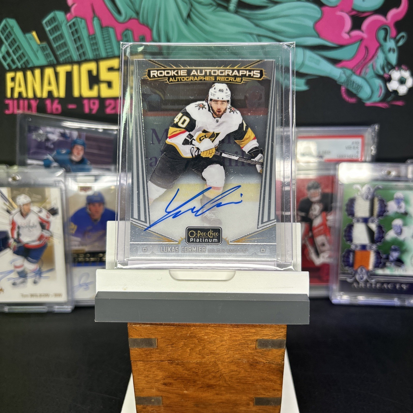 2024-25 O-Pee-Chee Platinum Lukas Cormier Rookie Autographs Auto #R-LC VGK 2024-25 O-Pee-Chee Platinum Lukas Cormier Rookie Autographs Auto #R-LC VGK