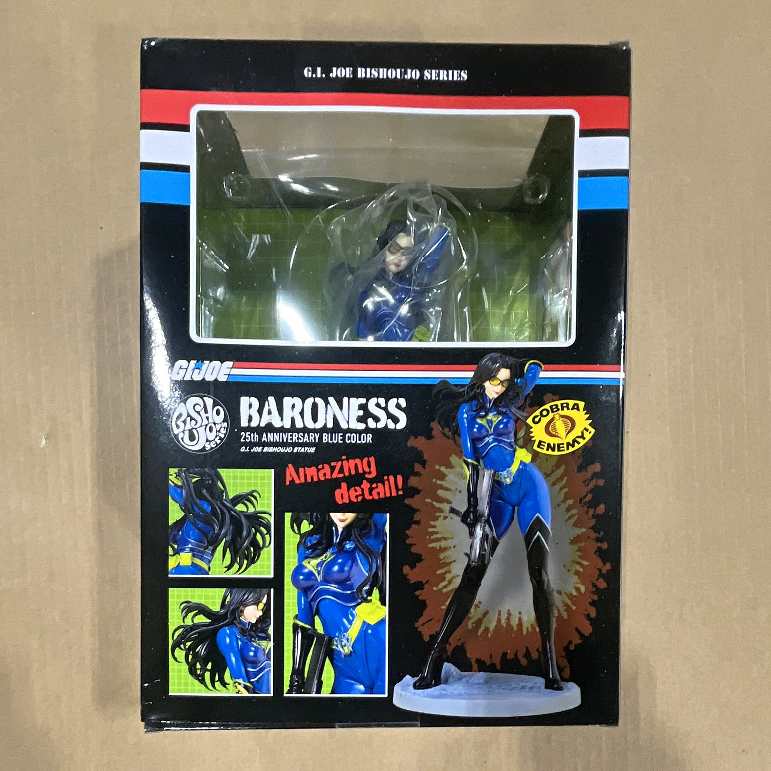 Kotobukiya G.I. Joe Bishoujo Series Baroness 25th Anniversary Blue Figure Kotobukiya G.I. Joe Bishoujo Series Baroness 25th Anniversary Blue Figure