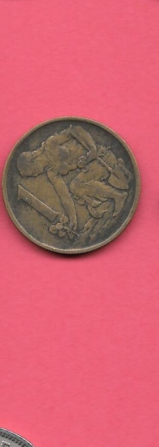CZECHOSLOVAKIA KM50 1969 VF-VERY FINE CIRCULATED MINT OLD VINTAGE  KORUNA COIN