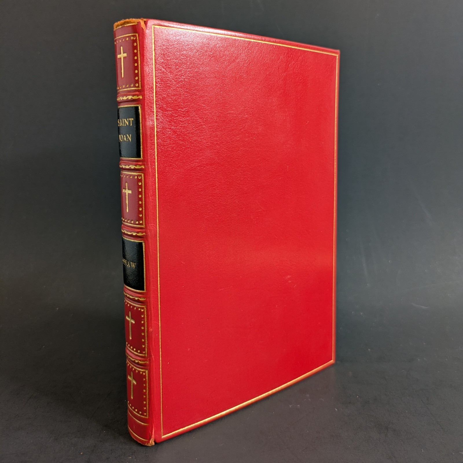 1924 Saint Joan Play Bernard Shaw Fine Binding 1st Edition Constable Co U.K.