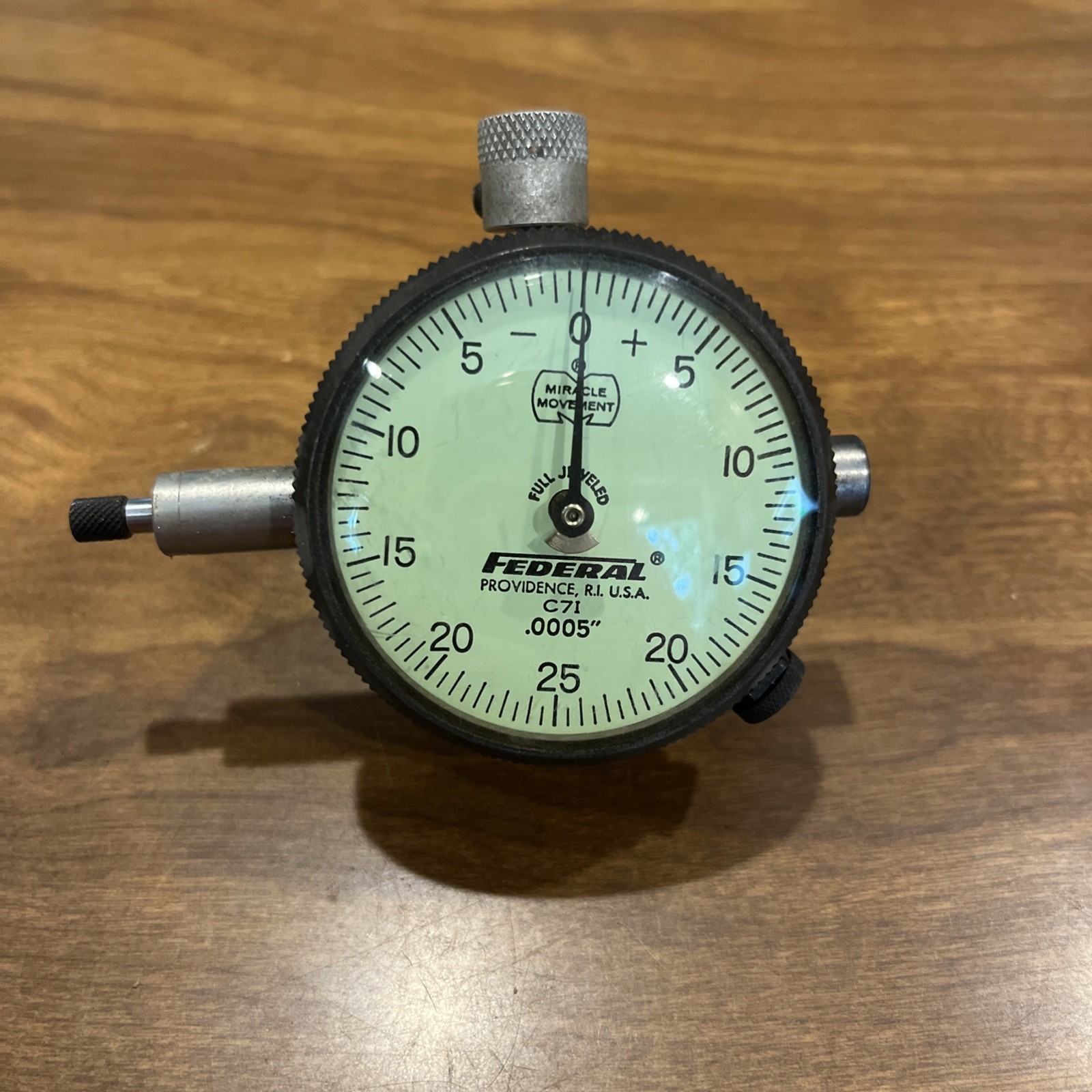NOS Vintage Federal C7I Dial Indicator .0005\