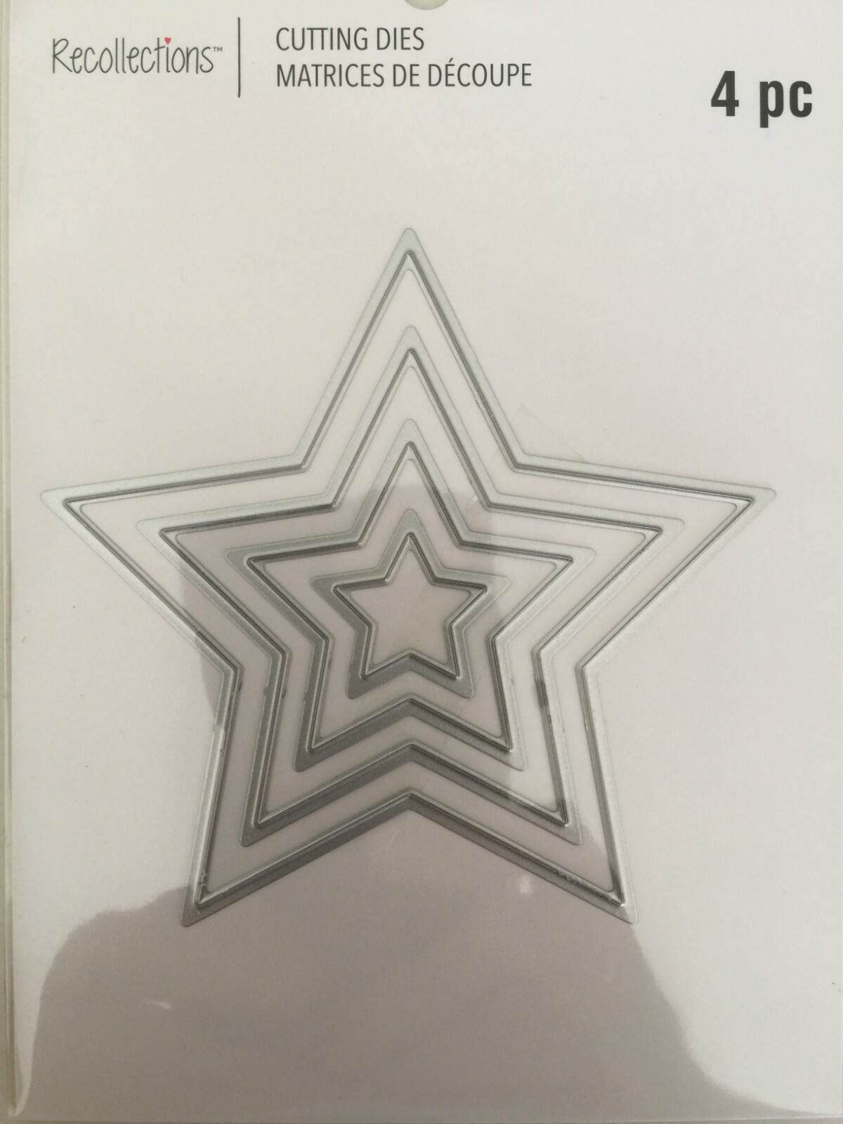 New Recollections Cutting Templates 4 Dies STARS 624788