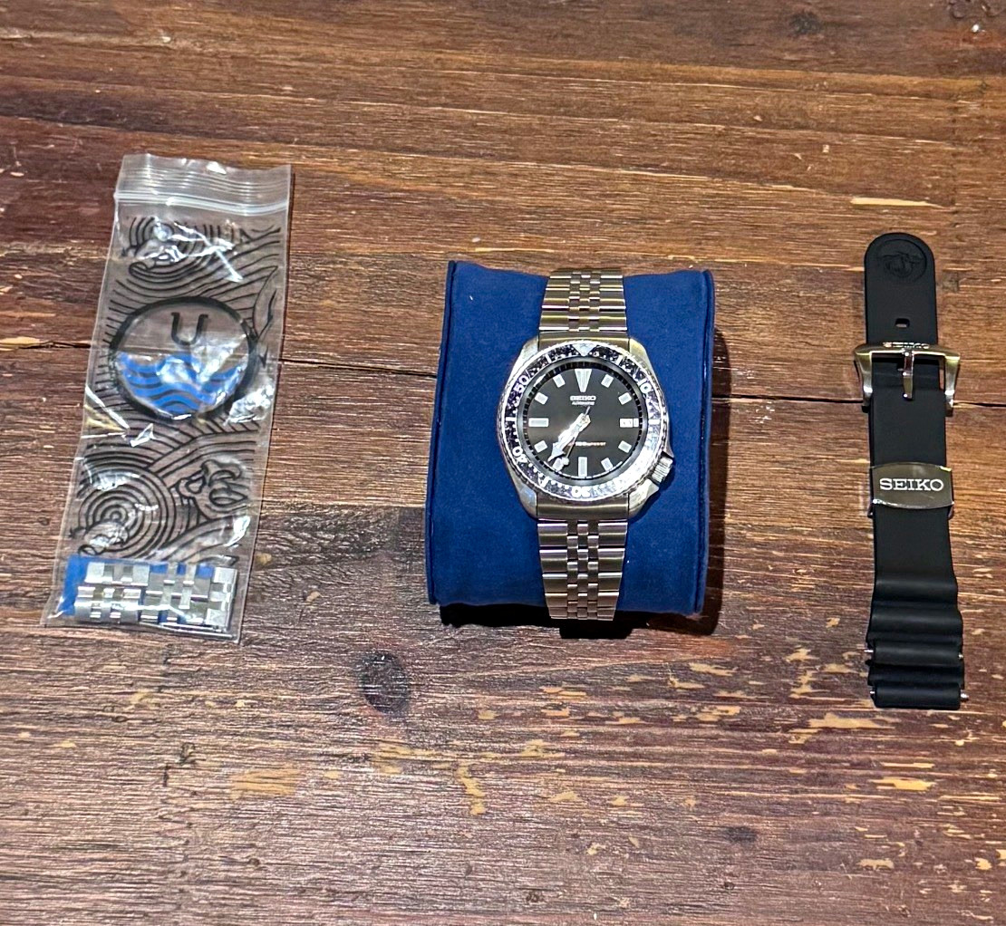 Vintage Seiko 7002-7009 Automatic Diver – Sapphire Crystal – Uncle Straps Z199