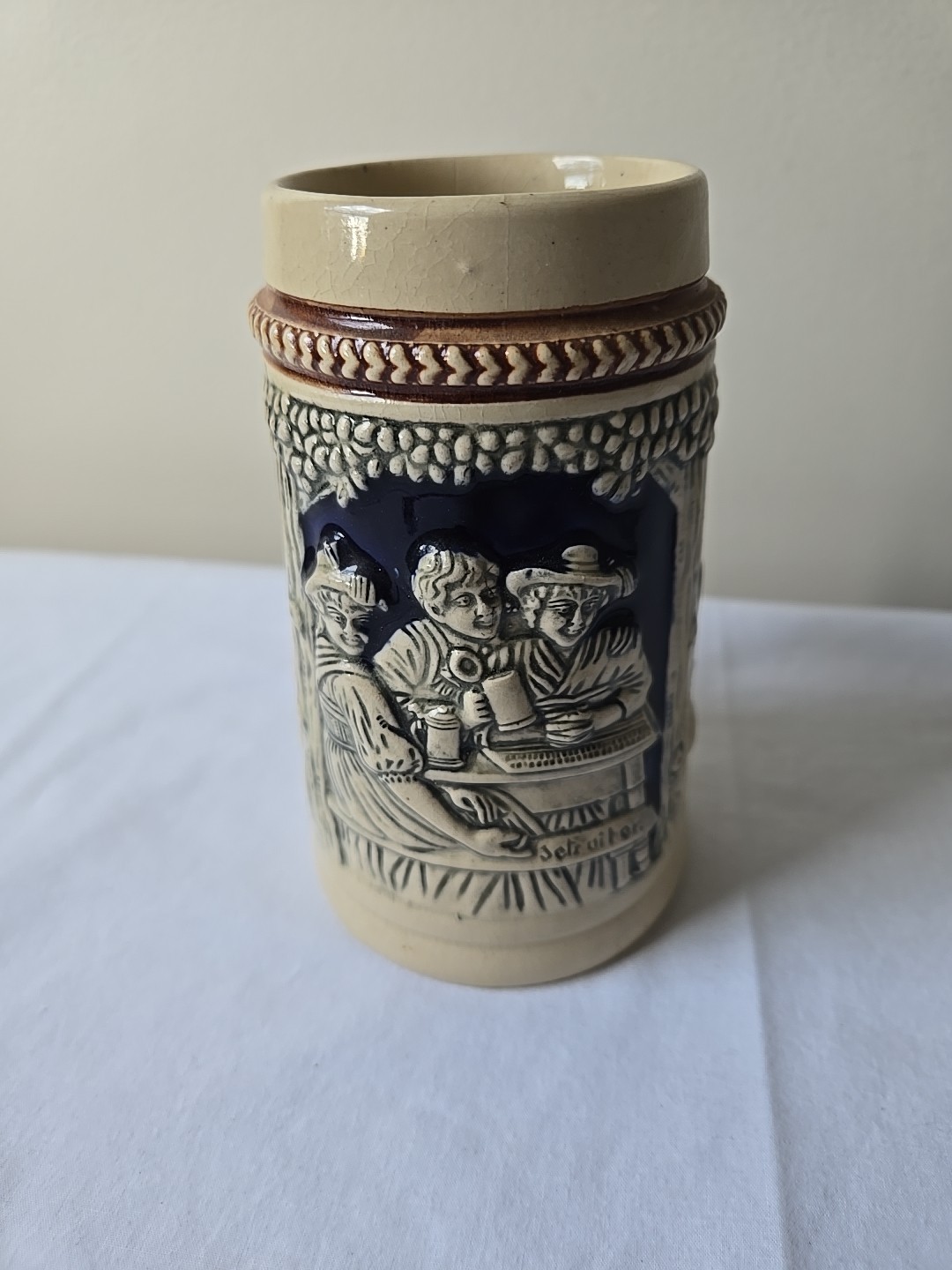 Vintage Gerz German Gmbh Beer Stein Ein Guter Trunk in Froher Rund 5.5 Vintage Gerz German Gmbh Beer Stein Ein Guter Trunk in Froher Rund 5.5