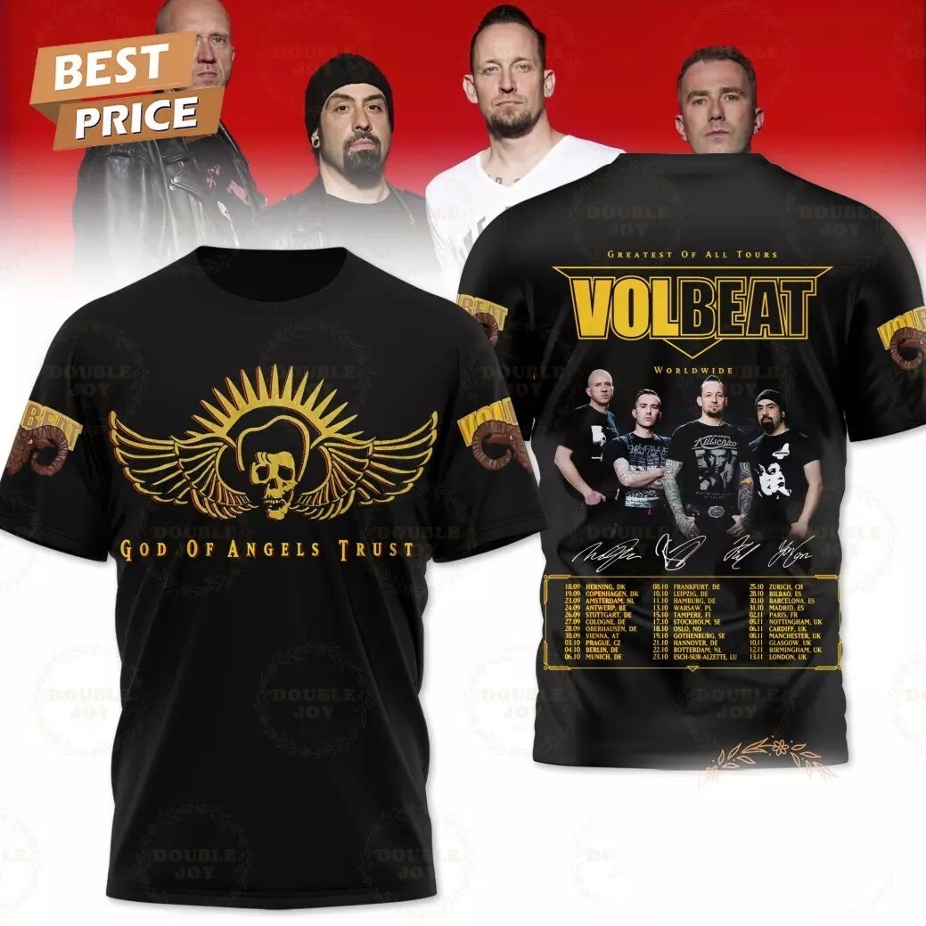 Greatest Of All Tours Volbeat Worldwide 2025 T-Shirt 3D