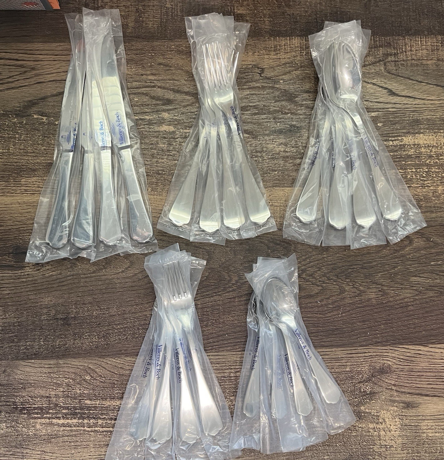 20-Villeroy Boch MEDINA Service For 4 Stainless 20 Pc. NEW