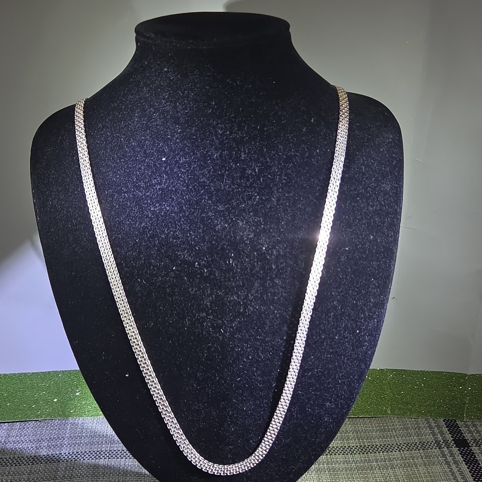 925 sterling silver necklace men italy Bismarck Chain / Bismark Style 925 sterling silver necklace men italy Bismarck Chain / Bismark Style