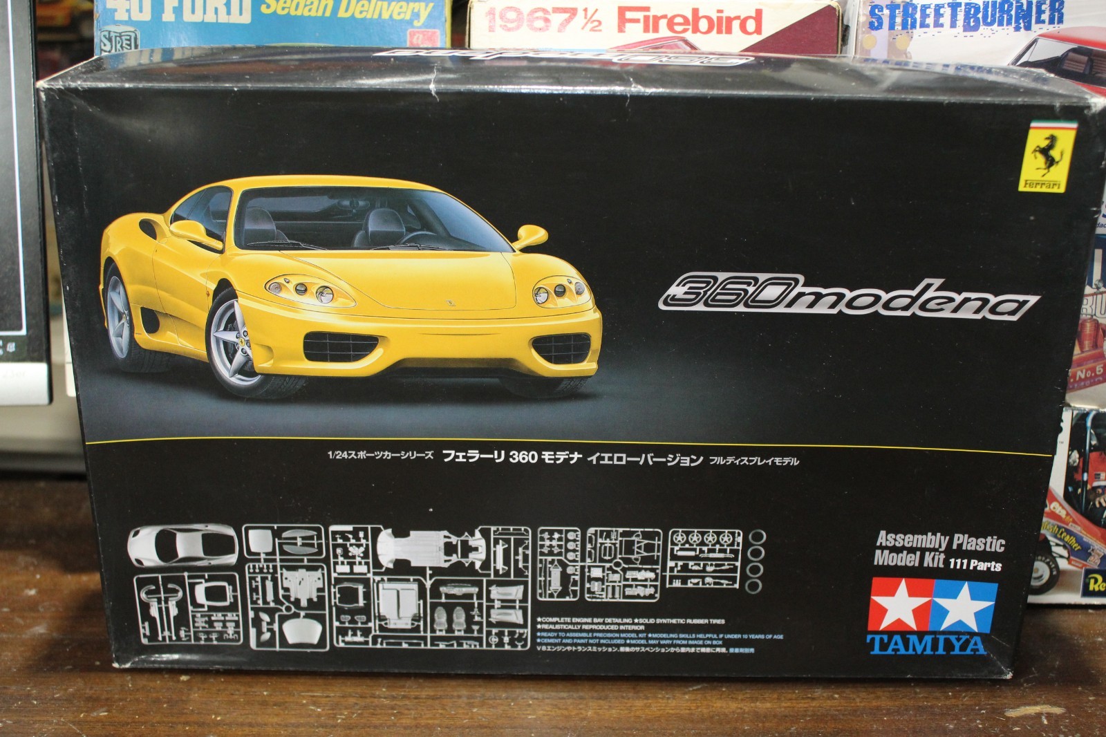 Tamiya Ferrari 360 Modena Sealed Inside 1/24 Tamiya Ferrari 360 Modena Sealed Inside 1/24