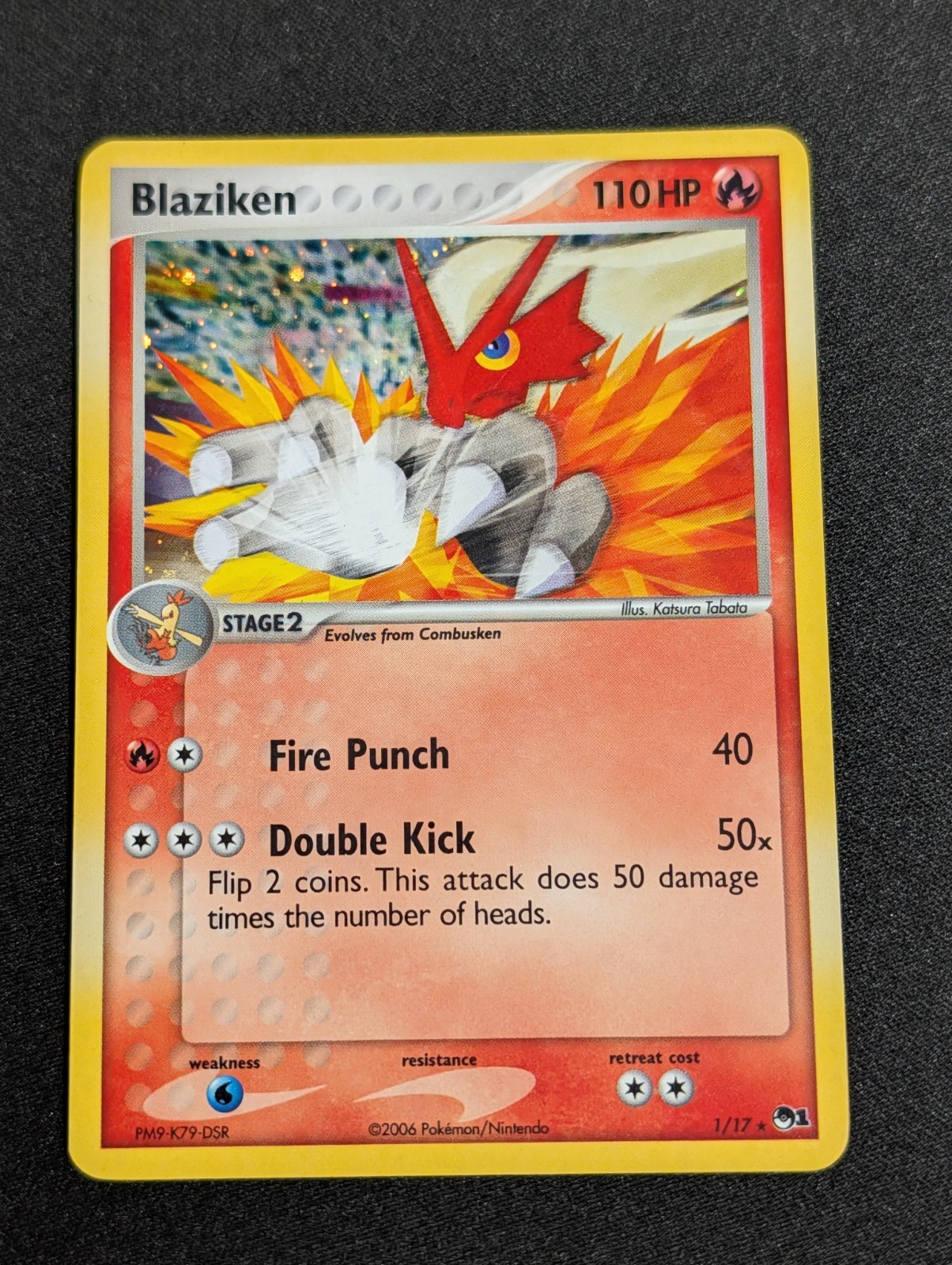 Blaziken 1/17 Pop Series 1 Holo Rare LP