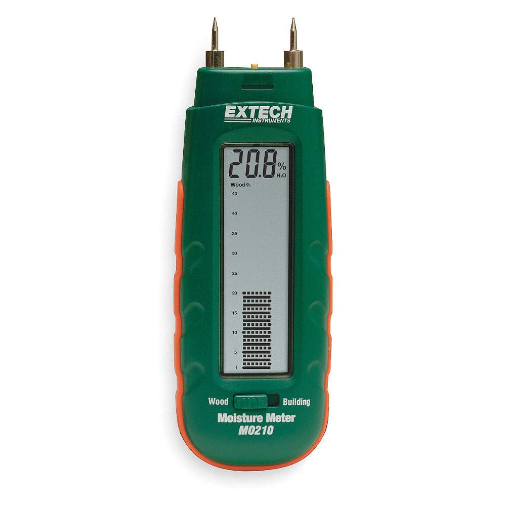 EXTECH MO210 Moisture Meter, Pin,  Depth 1UKE2