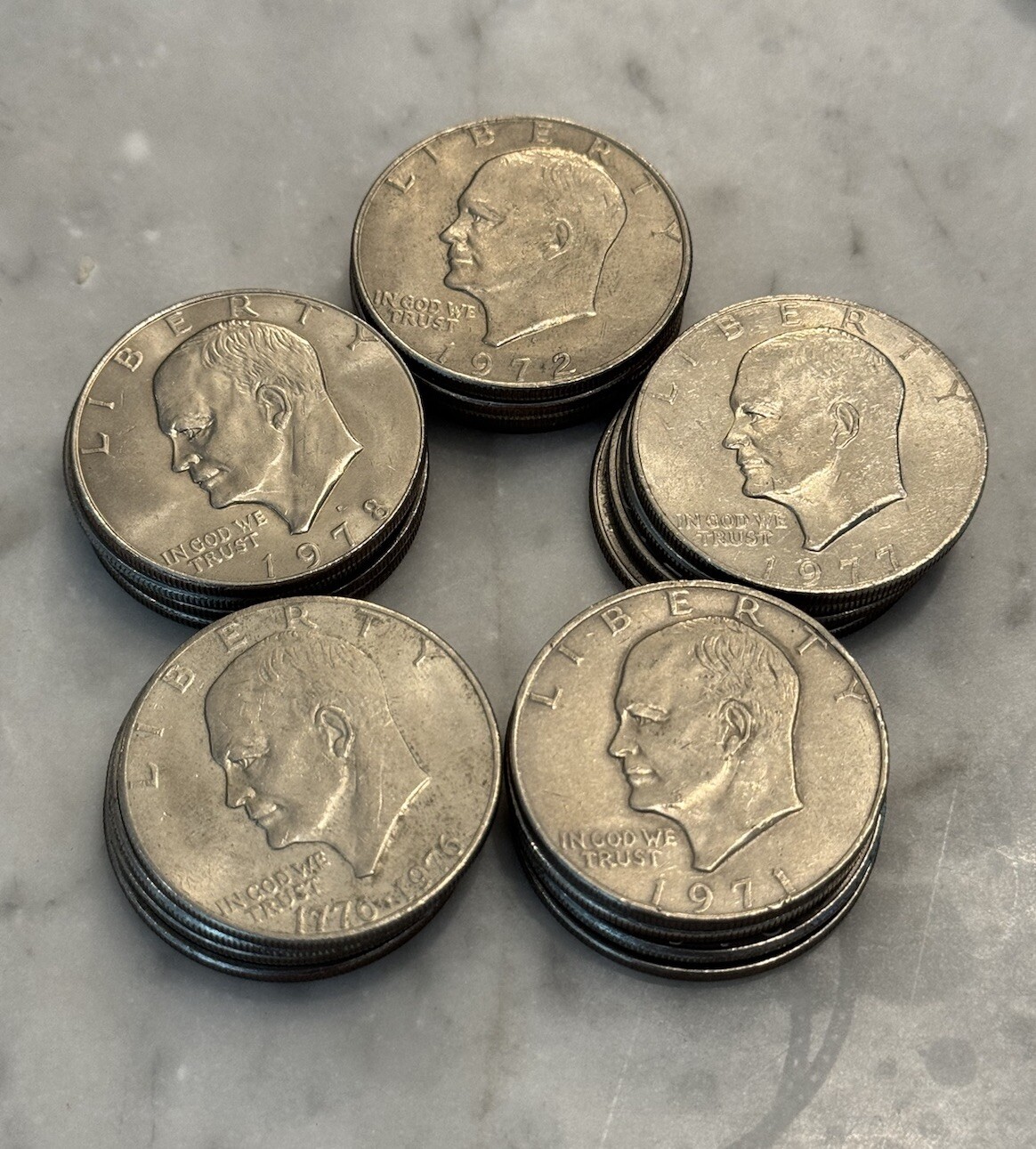 [Lot of 20] Eisenhower Dollar - 1 Full Roll -Choose # of 20 Coin Rolls