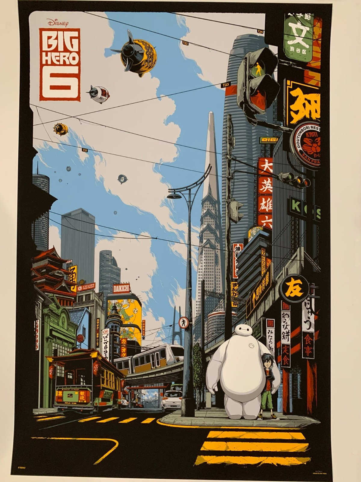 Big Hero 6 Ken Taylor Disney Mondo Poster Print 24 x 36