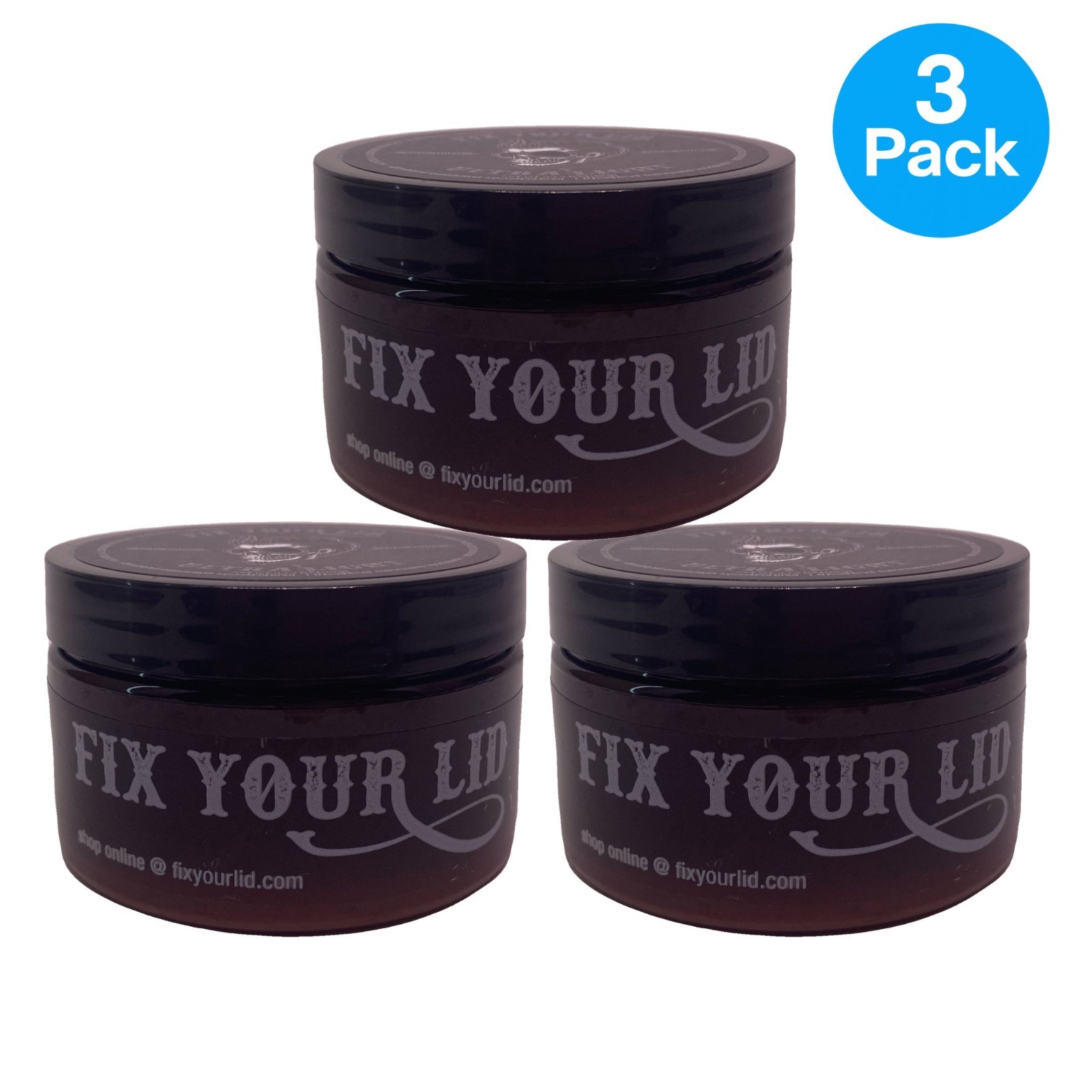 Fix Your Lid Ultra Light Pomade 3.75 oz 3 Pack New Fix Your Lid Ultra Light Pomade 3.75 oz 3 Pack New
