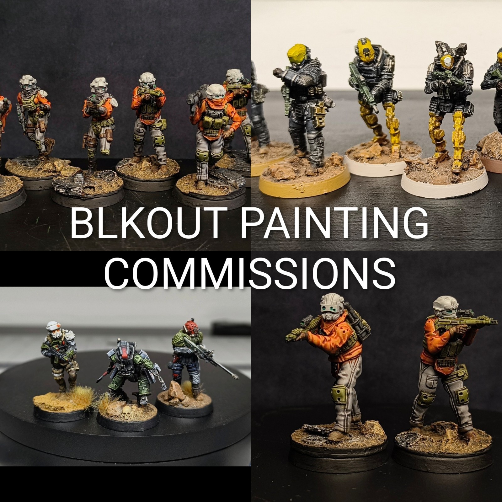 ESS BLKOUT CUSTOM MINIATURE PAINTING COMMISSIONS (READ DESCRIPTION)