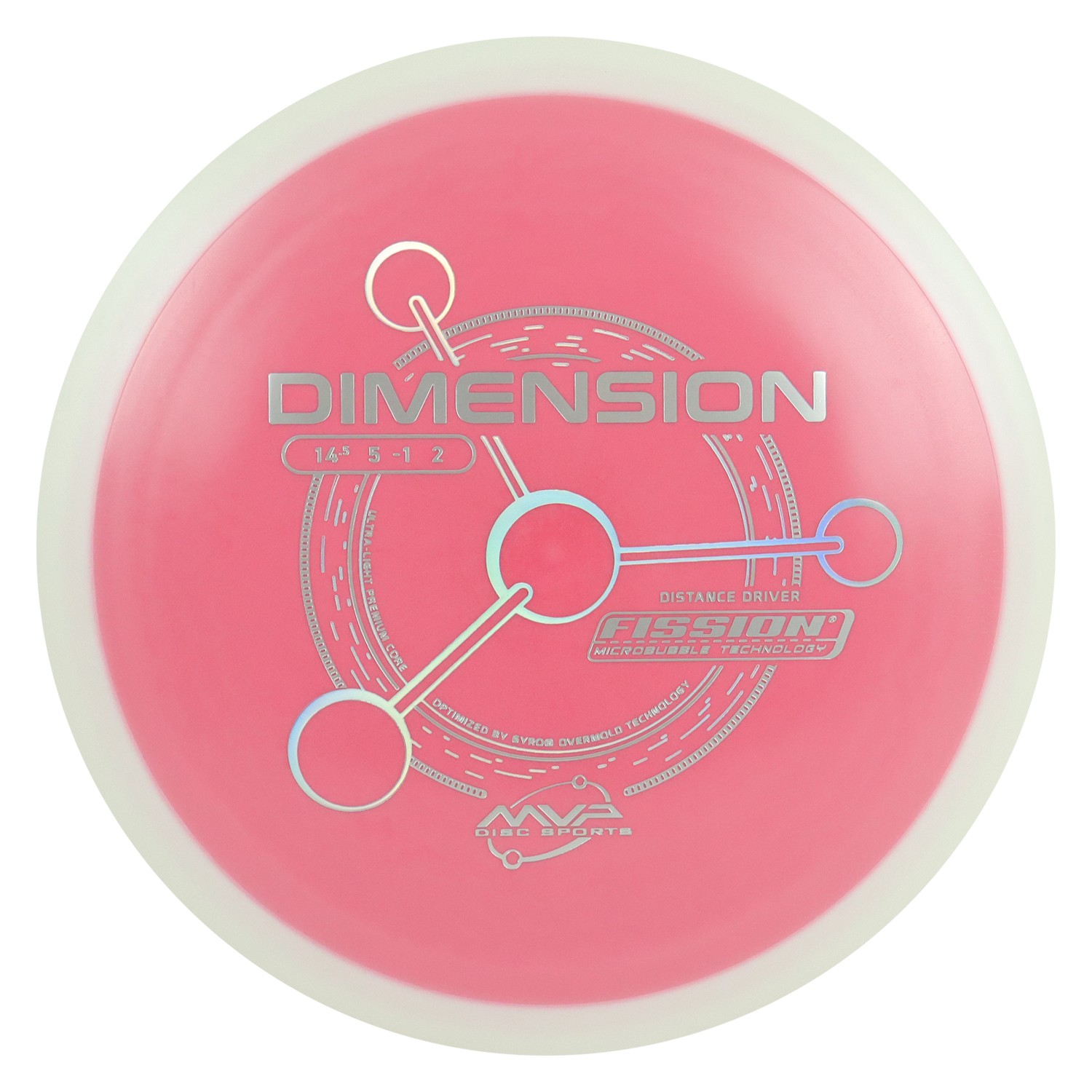 MVP Discs Sports Project Lab Coat Fission Dimension Distance Driver 14.5/5/-1/2 MVP Discs Sports Project Lab Coat Fission Dimension Distance Driver 14.5/5/-1/2