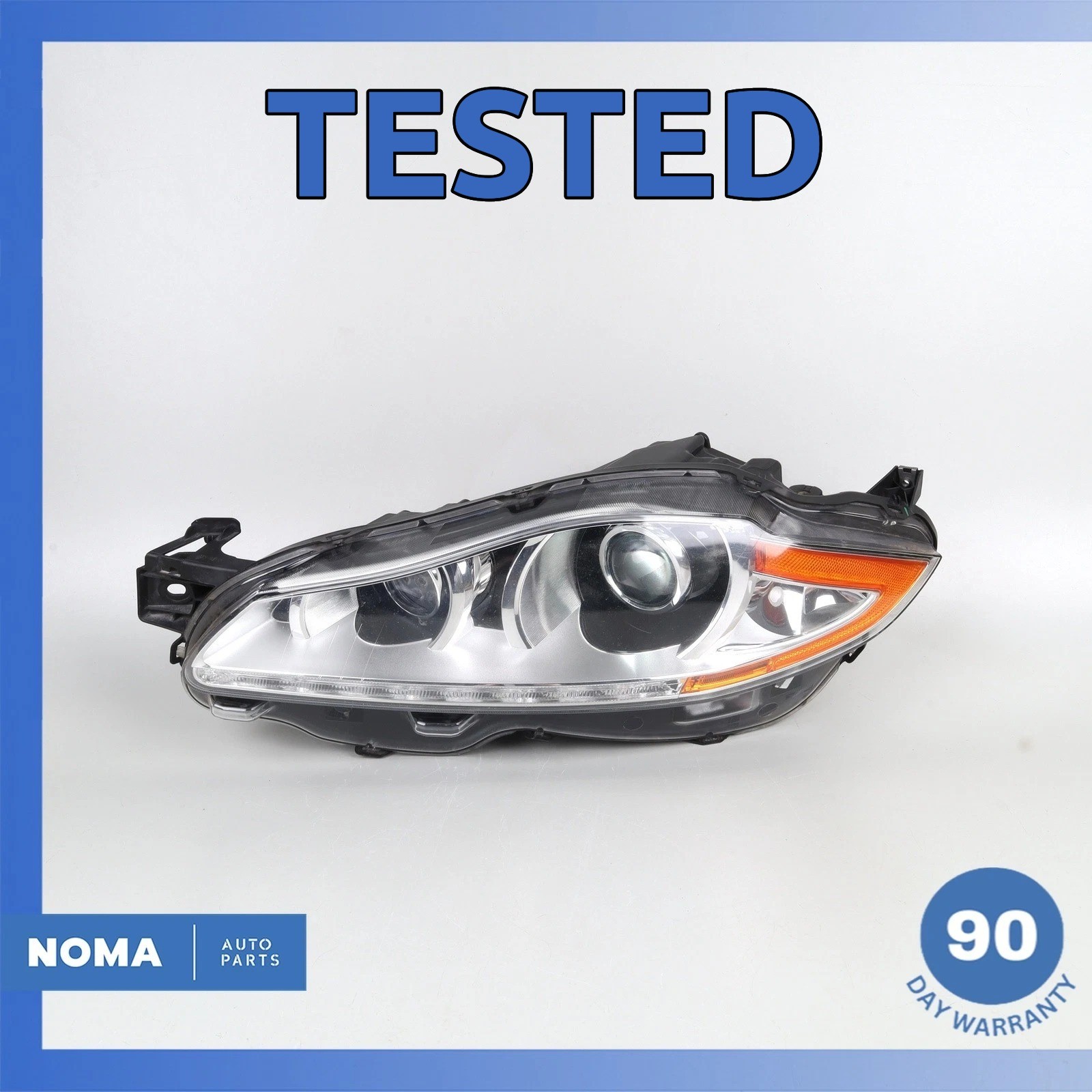 10-15 Jaguar X351 XJ Front Left Headlight Lamp Adaptive Bi-Xenon Non AFS OEM