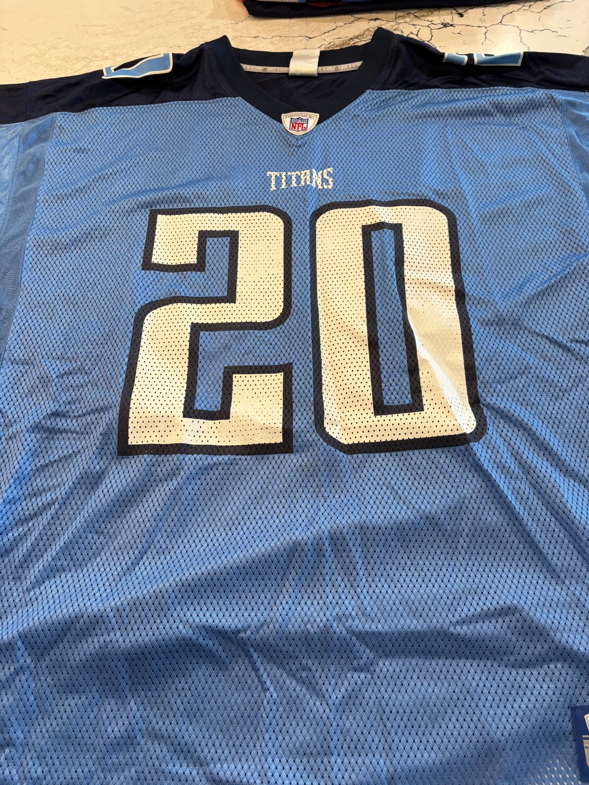VTG Travis Henry #20 Tennessee Titans Football Jersey Mens XL