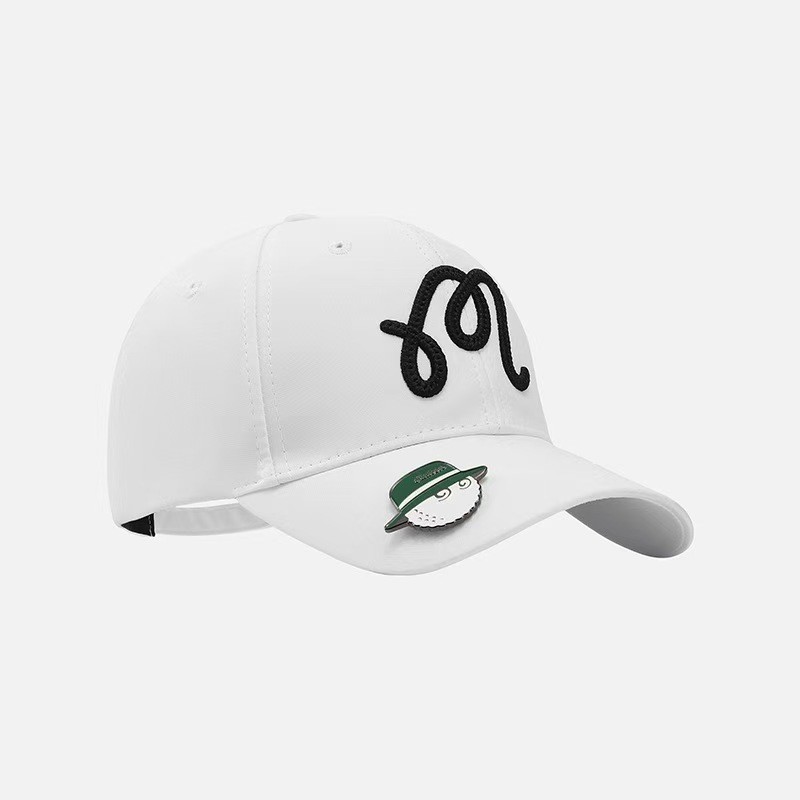 Malbon Golf Hat Adjustable Magnetic Ball Marker Cap
