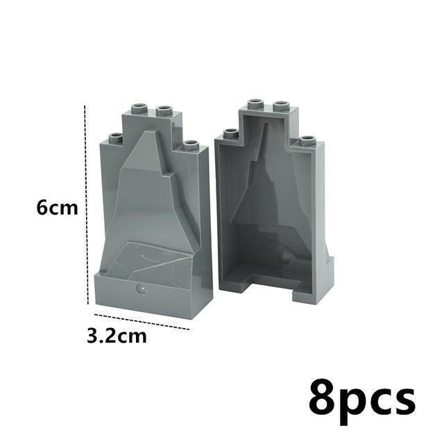 ☀️New Rock Pieces Burp & Lurp Parts Mountain Wall 6082 6083 23996 47847 for Lego